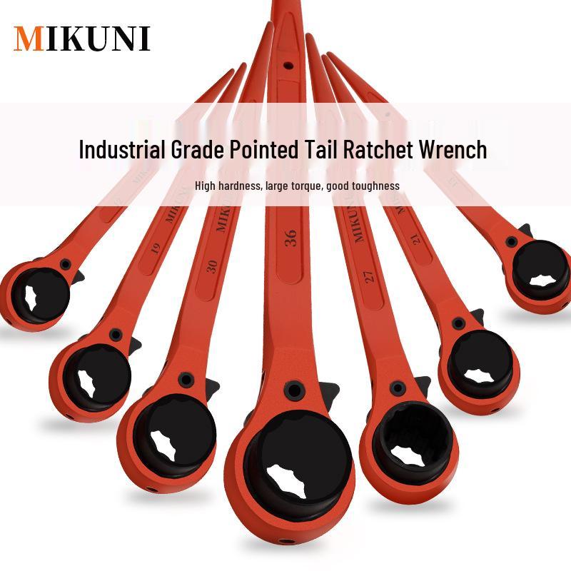 Reversible Ratchet Wrench Set with Torx Tool and Quick-Change Socket