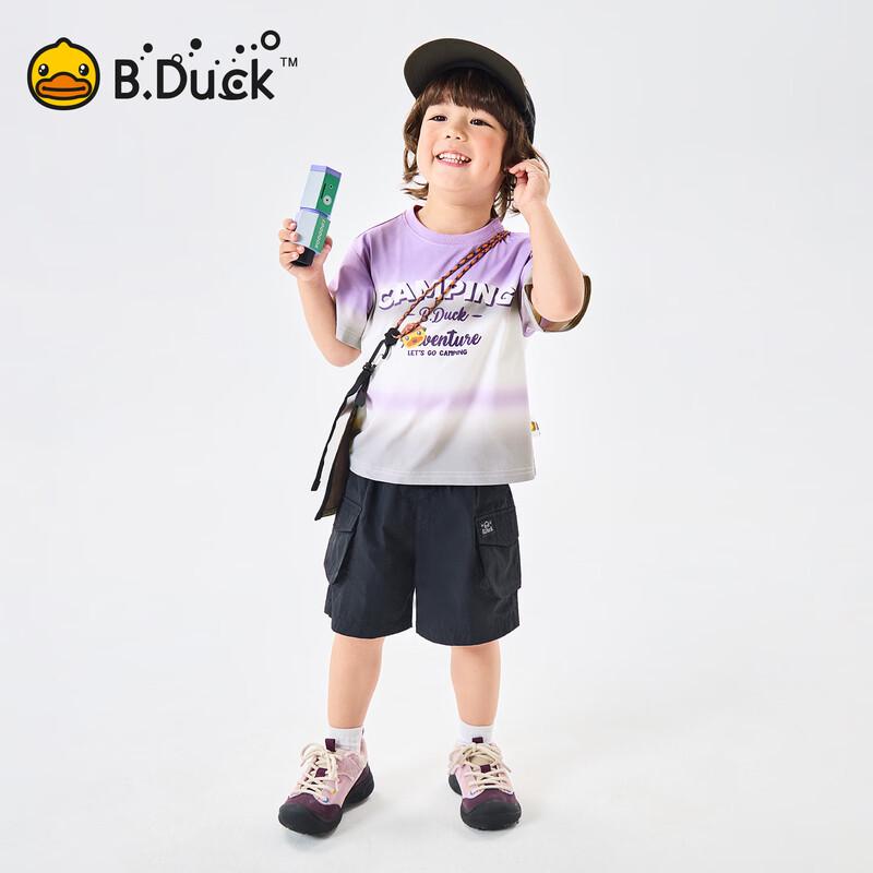 B.Duck Boys' Gradient Short-Sleeve T-Shirt