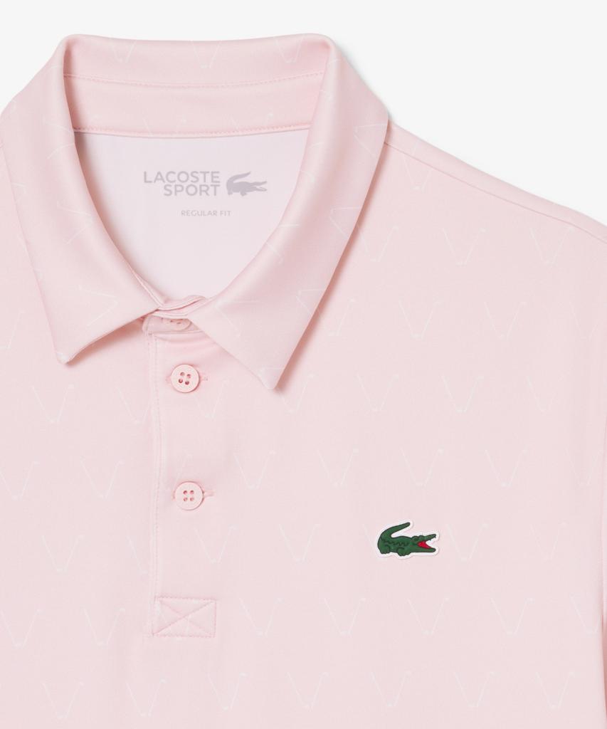 LACOSTE Men'S Golf Aop Short Sleeve Polo Shirt Dh4825-56G T91