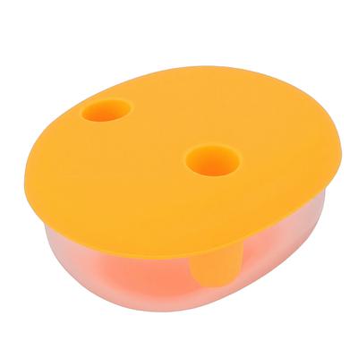 2 In 1 No Mess Snack Container with Fingertip Covers Proof Portable Reusable Snack Box for Travel