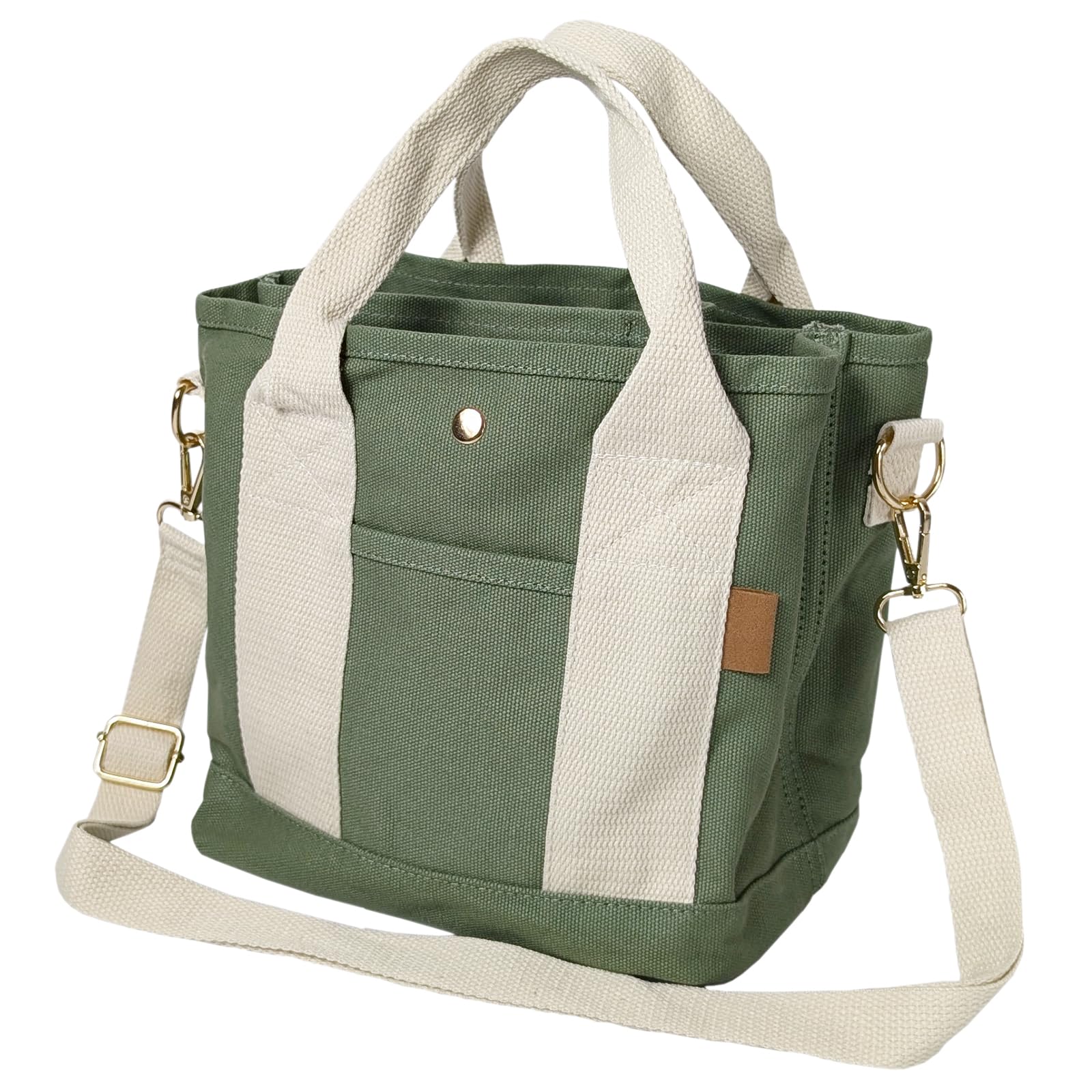 

Canvas tote bag for women with shoulder tote for adults in their mini for R36 [CROSSMARVELLY] dividers, stylish, mini, small, bag, lightweight, cute,