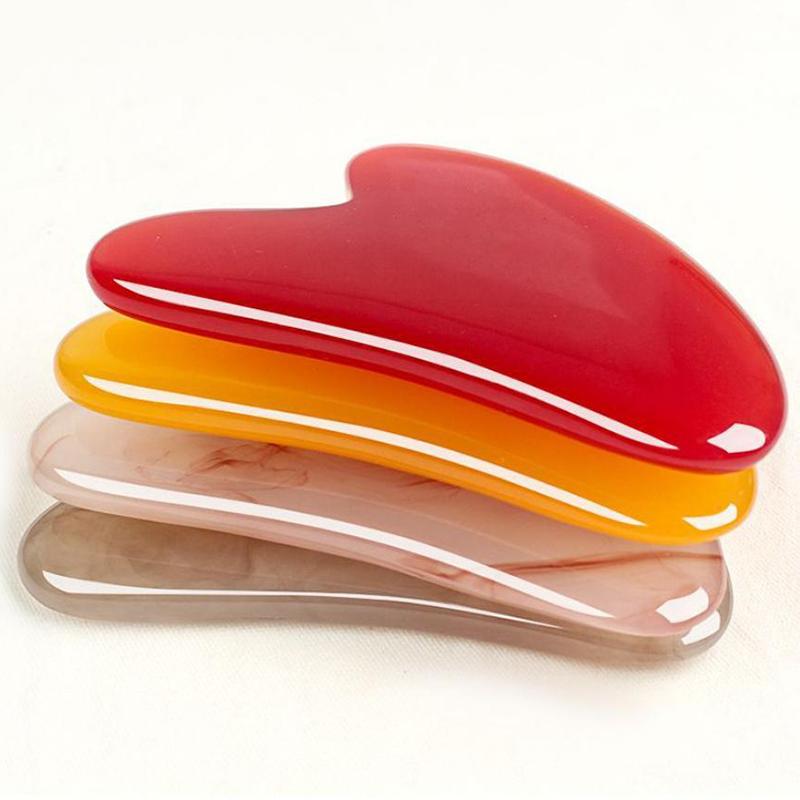 NEW Resin Gousha Stone For The Face Roller Gouache Scraper Gousha Stone Face Roller Gua Sha Tool Face Roller Massager