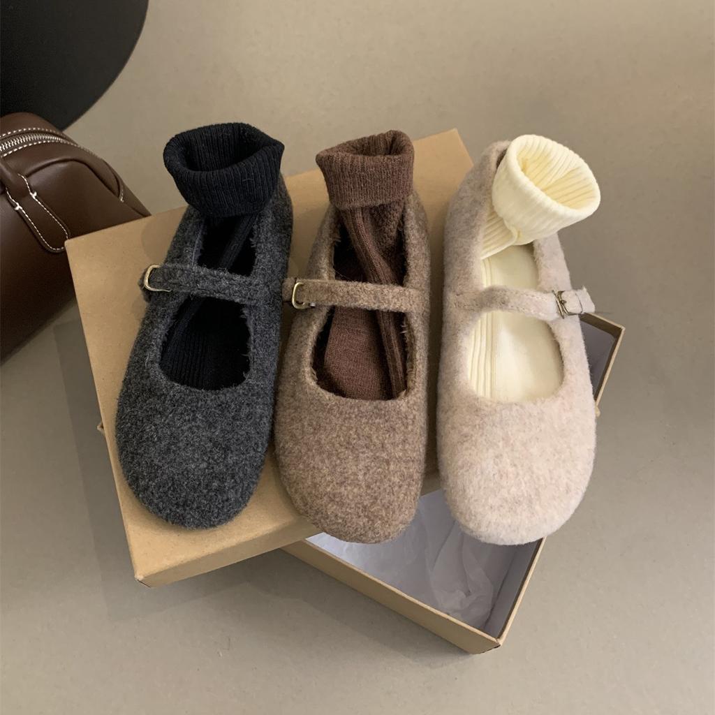 Khaki High Heel Suede Pile Medium Boots Women's Boots 2025 Fall Winter Western Skinny Long Knight Boots