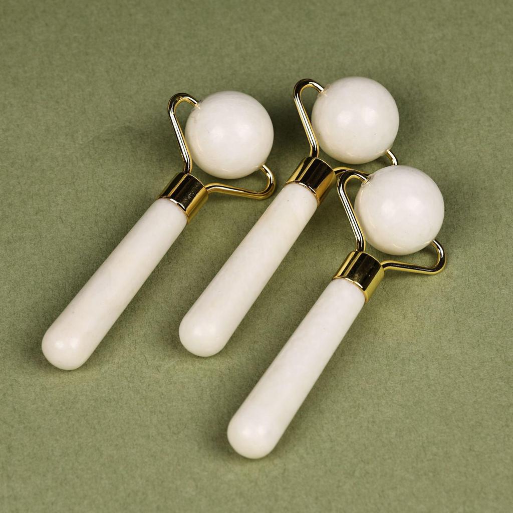 Jade Roller & Gua Sha Facial Massage Three-Piece Set