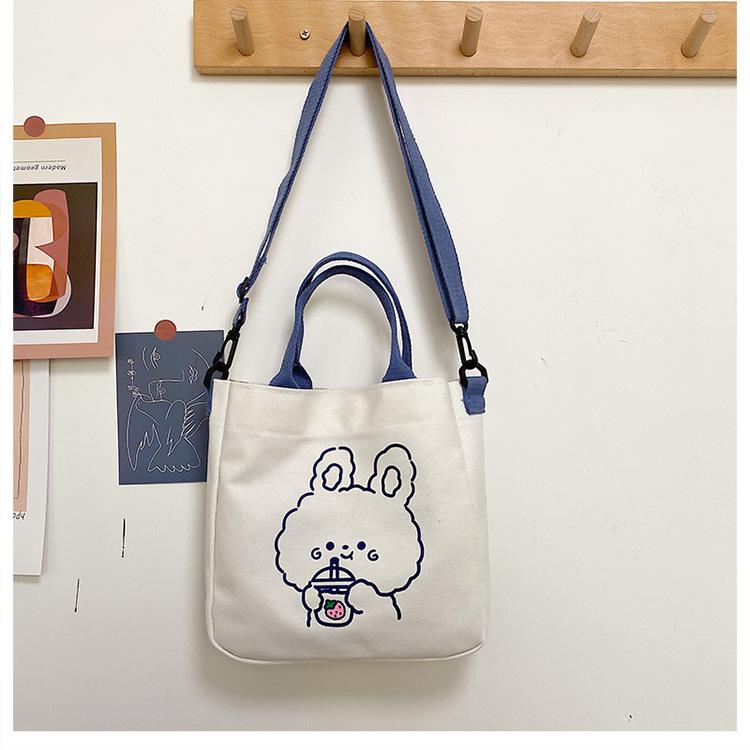 

Анимация милая женская сумка 2025 весна и лето новая мода студенческая личность забавная литературная сумка через плечо мессенджер