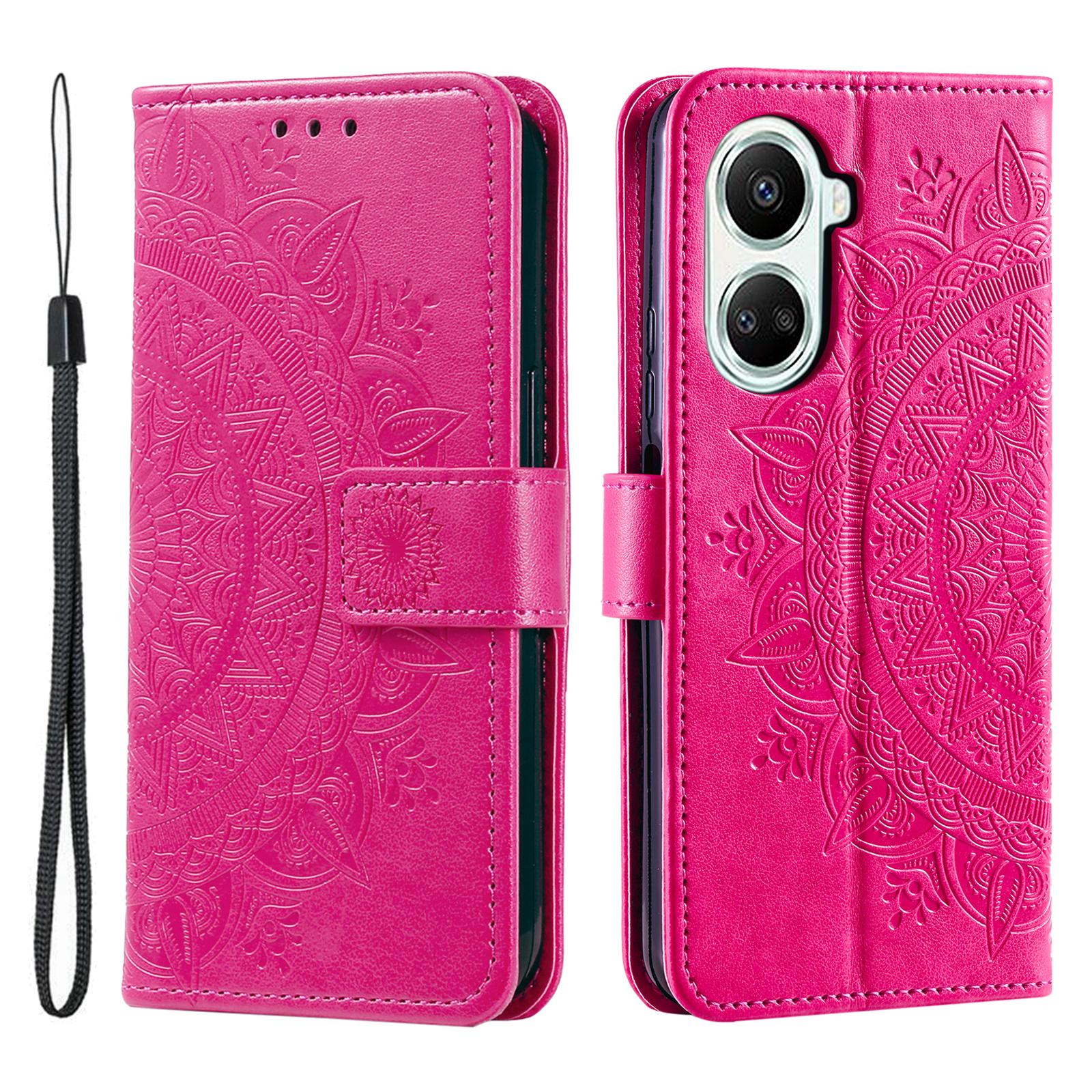 

Для Xiaomi Poco X7 Pro 5G Чохол-підставка з тисненим тотемом, гаманець з ПУ шкіри, чохол для телефону D