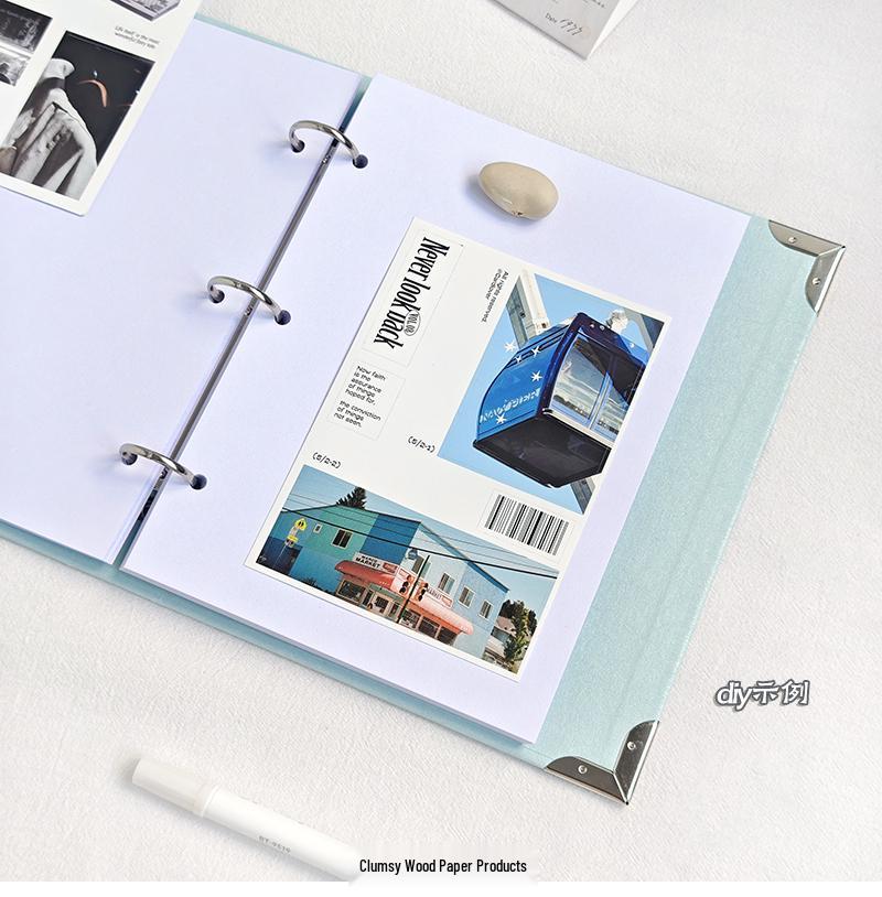 A5 Kraftpapier Loseblatt-Notizbuch: Retro Journal & Literarischer Reiseplaner für Mädchen