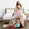 Littlest Pet Shop Blanket  Soft Funny Plush Throw Blanket For Living Room Decorative Flannel Bedspread Bed Cover