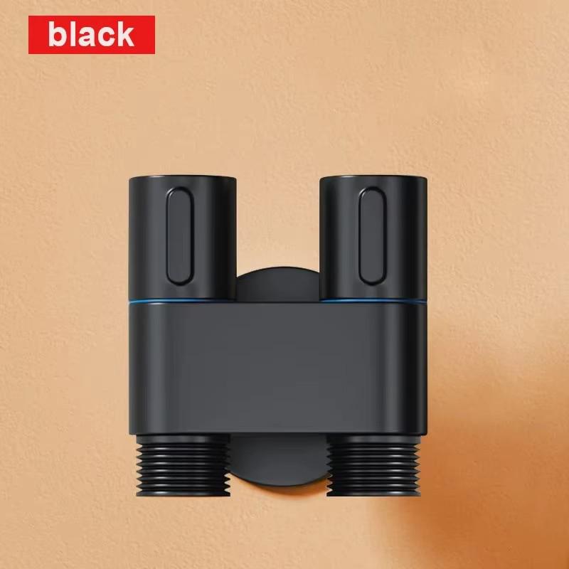 Набор: Двухвыходной смеситель для ванной комнаты из нержавеющей стали и душевая лейка