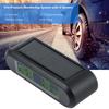 Wireless Solar TPMS Tire Pressure Monitoring System LCD Monitor Alarm with 6 External Sensors