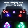 Solar Powered Motorcycle LED Warning Light with Motion Sensor and Magnetic Mount