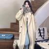 Woolen Coat Women's Medium and Long Autumn and Winter Korean Thickened Coat