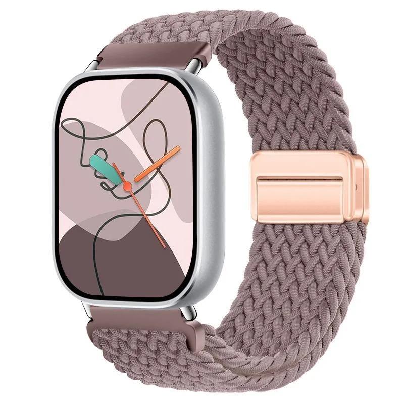 

2025 для XIAOMI Магнитная петля для Xiaomi Redmi Watch 4 5 Ремешок Регулируемый плетеный спортивный нейлоновый сменный браслет для Miband 8 pro/9 pro ремешок For Redmi watch 4