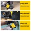 3 Speed 125mm Brushless Electric Angle Grinder 388VF Rechargeable Grinding Cutting Power Tool for 18V Battery