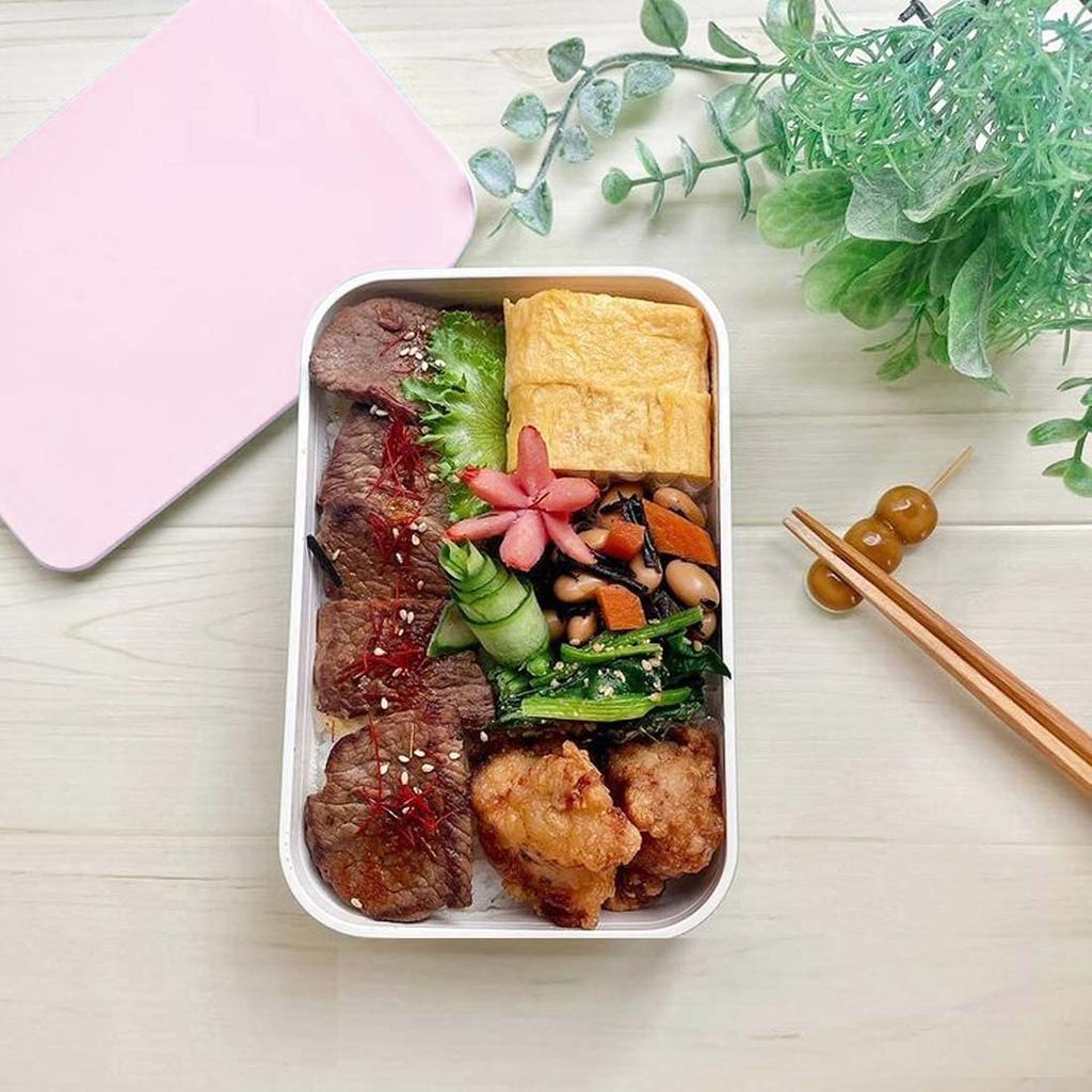 Skater Lacquered Lunch with Inner and Smoke Made in Japan (NLP5-A) Single-Tier Box, 500ml, Belt, Pink,