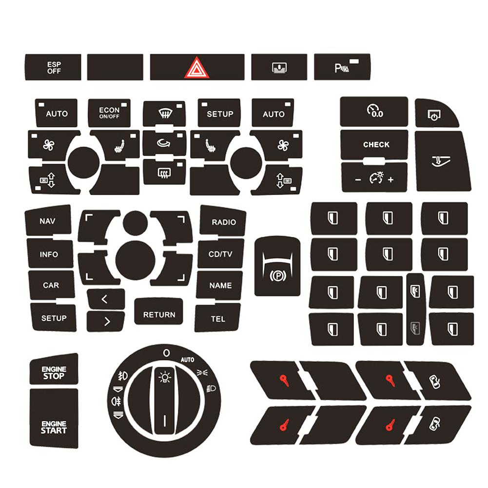 

Perfectly Fits For A6 C6 (2005 2011) With Button For Repair Decal Sticker