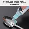 Stainless Steel Shovel Point Spoons Watermelon Coffee Tea Spoon Ice Cream Dessert Tip Scoop Cutlery Tableware Set Kitchen Tools