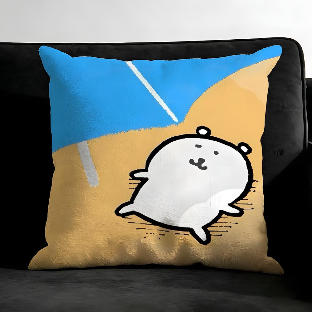 J-Jokes Bearr Cartoon Cushion Cover Pillowcase Ultra Soft Skin Friendly Fabric Cloud Like Comfort & Concealed Zipper