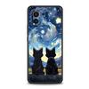 Custodia per Telefono Gatto Van Gogh Cielo Stellato Per Xiaomi 15 14 13 12 Lite 14T 13T 12T Pro Poco X7 X6 X5 X4 X3 NFC F7 Ultra F6 Pro Cover