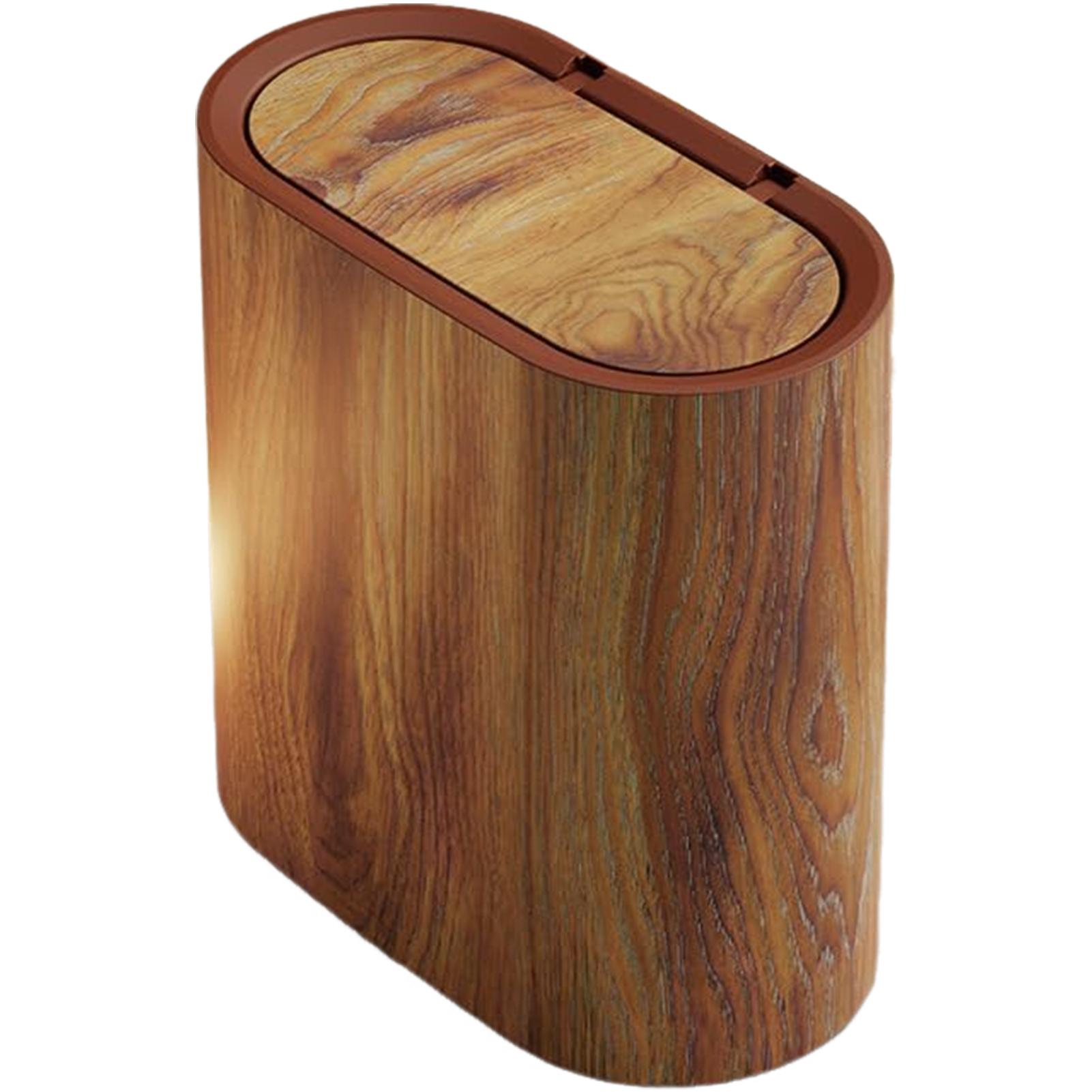 

Bathroom Trashcans with Lids Narrow Wastebasket Modern Waste Basket for Home School Office Apartment