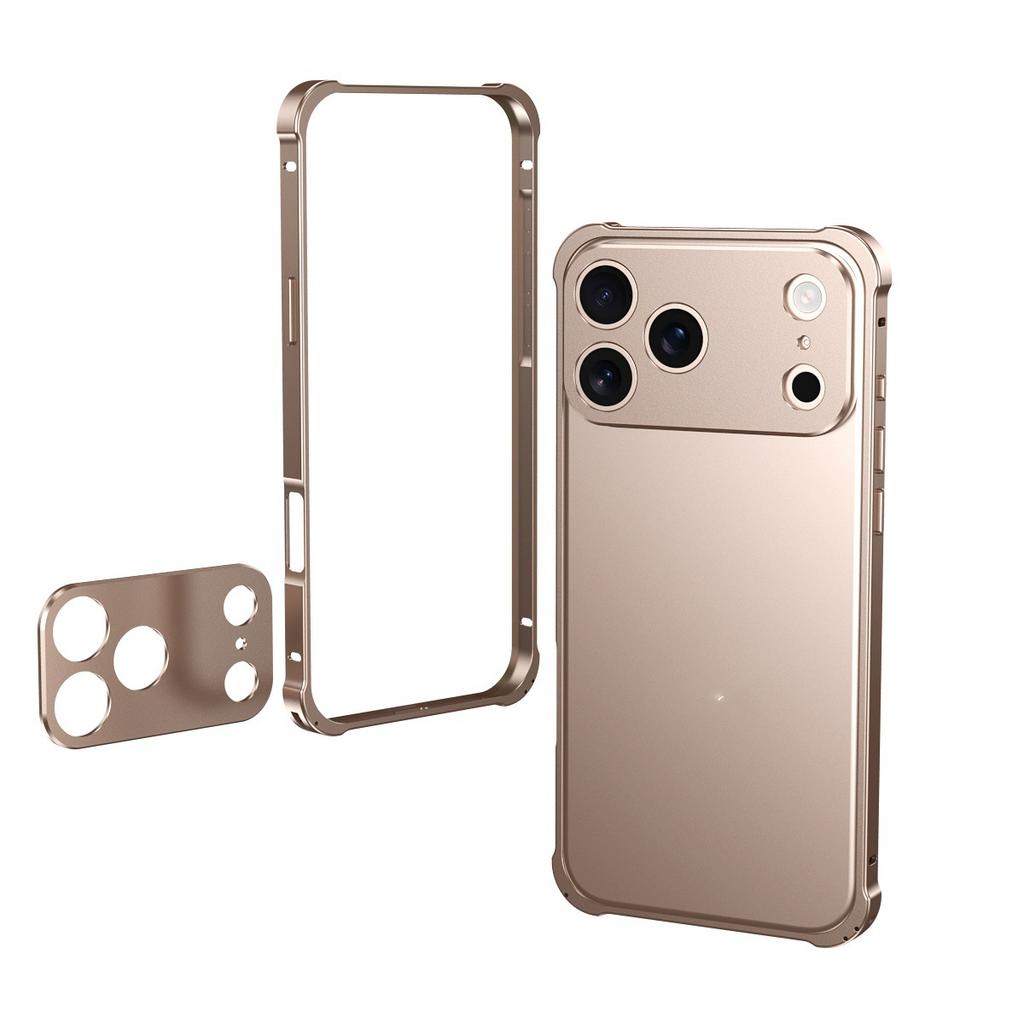 Star Jiaoji mobile phone case is suitable for Apple 17PROMAX high-grade 16 alloy lens film 13PRO independent button