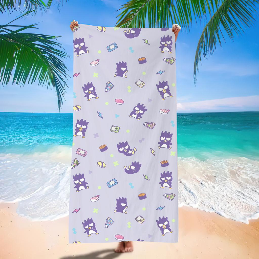 Popular Beach Towels Children'S Cartoon Quick-Drying Beach Towels Microfiber Digital Printing Bath Towels