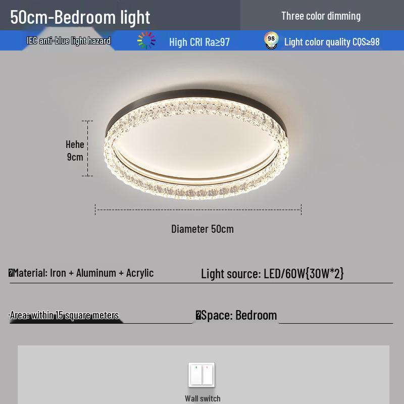 Italian Luxury Ceiling Lamp Set: 2025 Modern Atmospheric Design for Living Room