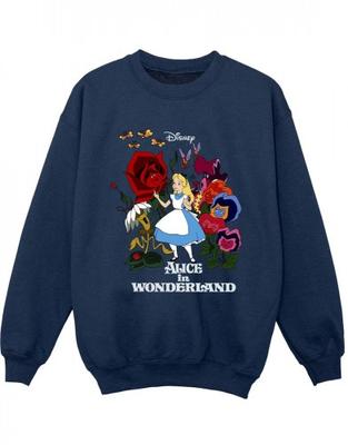 Boys Alice In Wonderland Flowers Sweatshirt