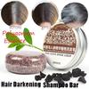 New Polygonum Essence Hair Darkening Shampoo Bar Soap Natural Organic Mild Formula Hair Shampoo Gray Hair Reverse Hair Cleansing