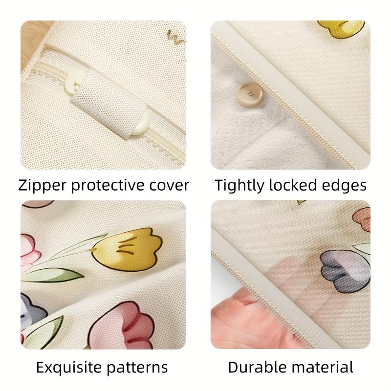 Polyester Laundry Bags, Rectangular Washing Machine Durable Pockets for Sweaters, Shirts, Socks, Underwear, Anti Deformation, Zippered, Woven,