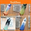 Portable Sports Water Bottle With Double Drinking Cups For Students And Outdoor Use