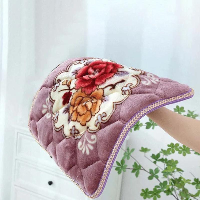 1 ks Podložka na židli Protiskluzová Náhodná barva Teplé podsedáky na židli Zesílená podložka na stoličku Pastýřské květiny 40x40CM Fleece