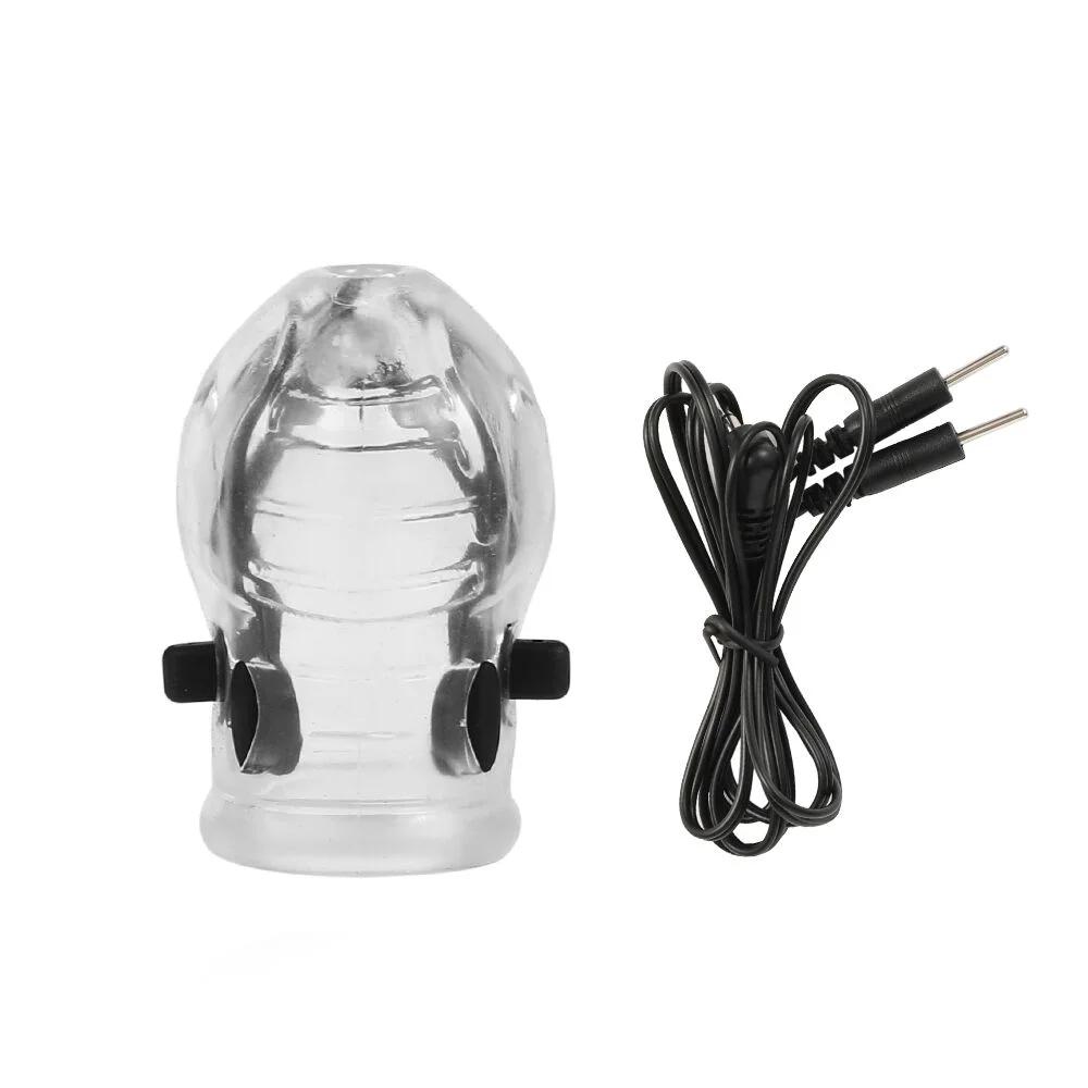 Electro Shock Penis Massager Vibrators Glans Vibrator Penis Trainer Ring Delayed Ejaculation Penis Vibrator Sex Toys for Men