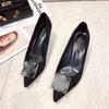 Single shoes women's new summer and autumn pointed head thin heel versatile fashion cm