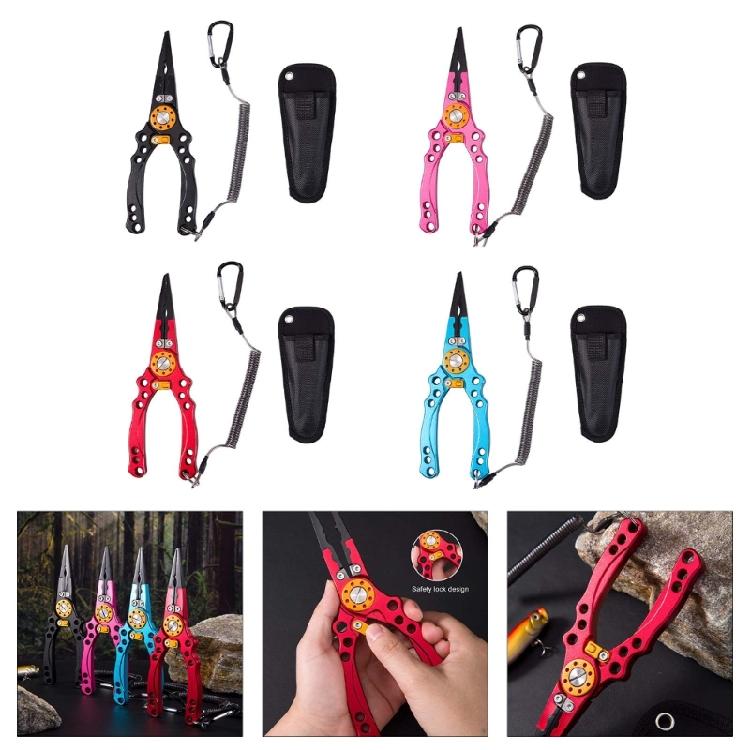 Přenosné rybářské kleště Hliníková slitina Řezačka vlasce Odstraňovač háčků Rybářské nůžky pro odstranění háčků & Rozdvojené konce