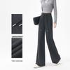 Women's High-Waisted Slim Flare Wool Blend Casual Pants