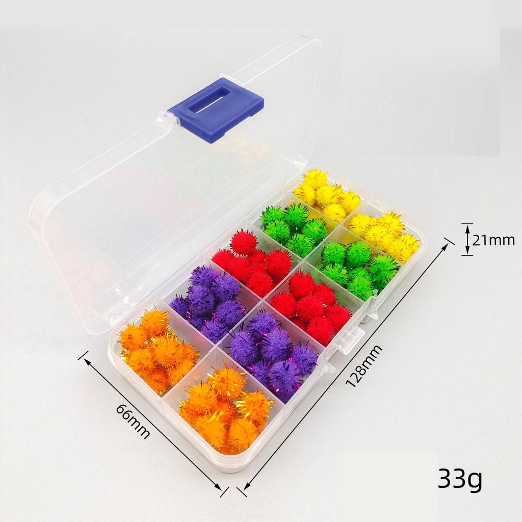 Kylebooker 100 pezzi di materiale per legare le mosche, uova di pesce, uova di pesce, rosso