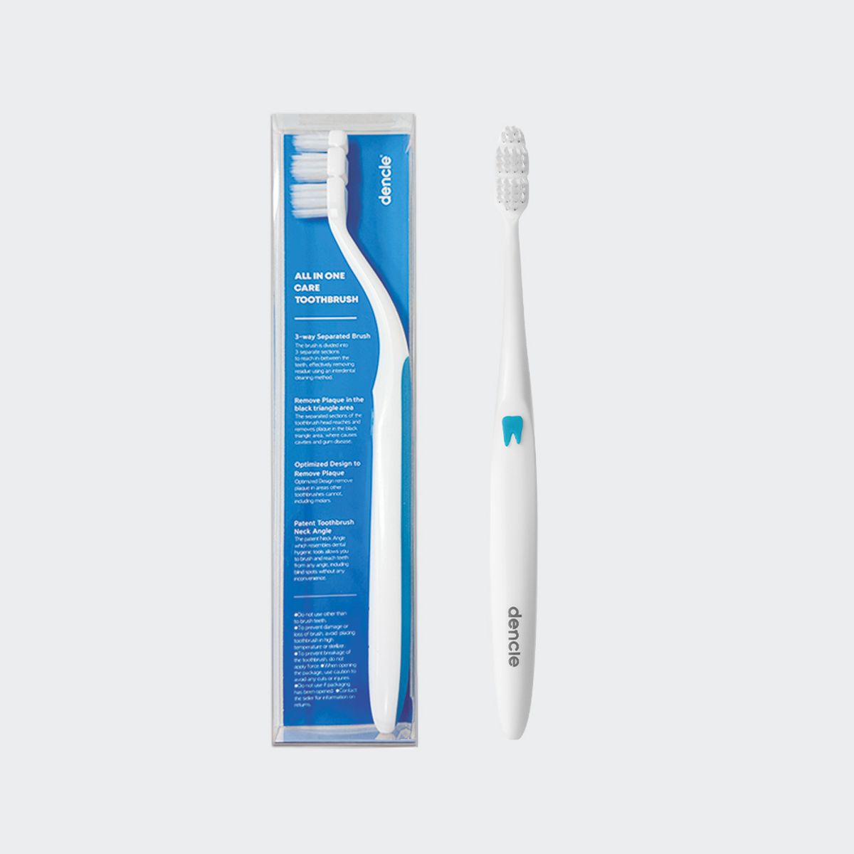 All-in-One Care Toothbrush 1 Pack (Random Color)