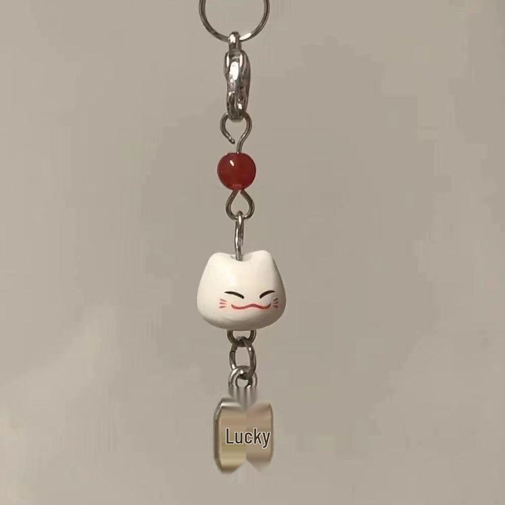 Greedy Cat Fortune Cat Pendant Keychain & Bag Charm