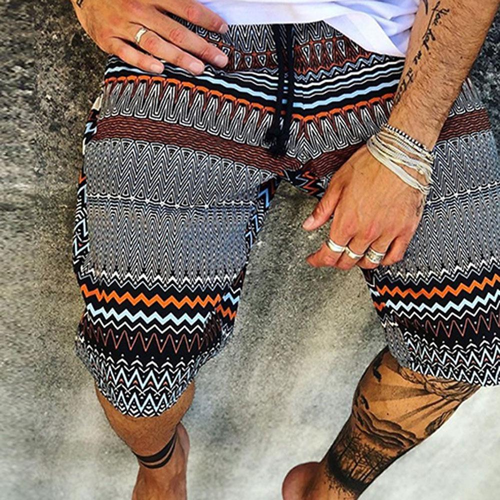 Men's Shorts Summer Shorts Bermuda Shorts Beach Shorts Drawstring Print Graphic Prints Comfort Lightweight