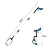 Portable Foldable Litter Picker Grabber Tool Lightweight Wide Claw Trash Reacher for Outdoor Camping Cleaning
