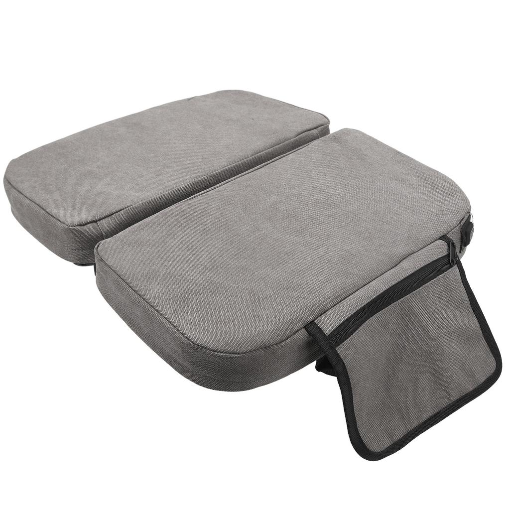 Beheiztes Stuhlkissen, grau, faltbar, einstellbare Temperatur, USB-betrieben, tragbar, warm, Stuhlpolster für