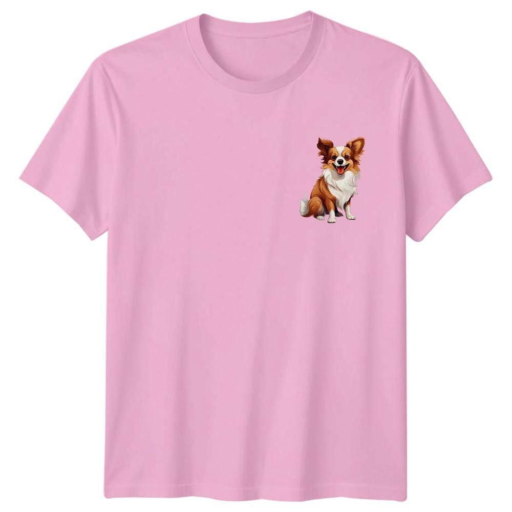 Fluffy Dog Dogs Animals Unisexs TShirt Unisexs Tee Graphic Top
