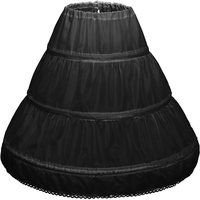 Girls' Princess Dress Crinoline: Puffy Evening & Wedding Skirt with Soft Steel Fishbone