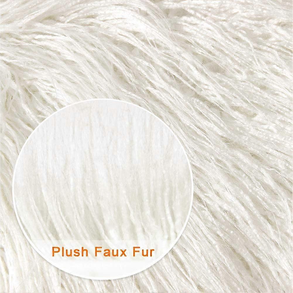 Faux Fur Pillowcase, Mongolian Plush Pillowcase, Soft Plush Hug Pillowcase, Cushion Cover, Luxury Home Decoration Bed Sofa, Car Decoration Pillowcase