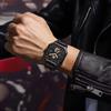 POEDAGAR Luxury Casual Men's Watch Fashion Sports Chronograph Leather Watches Waterproof Luminous Military Wristwatch Gift