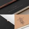 Midori Ring-Bound Notebook, Color Dot Grid, A5 - Black