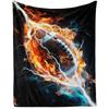Rugby-Muster digital bedruckte Polyester-Schlafzimmer-Samt-Flanell-Decke Fleece-weiche Sofa-Überwurfdecken für Betten