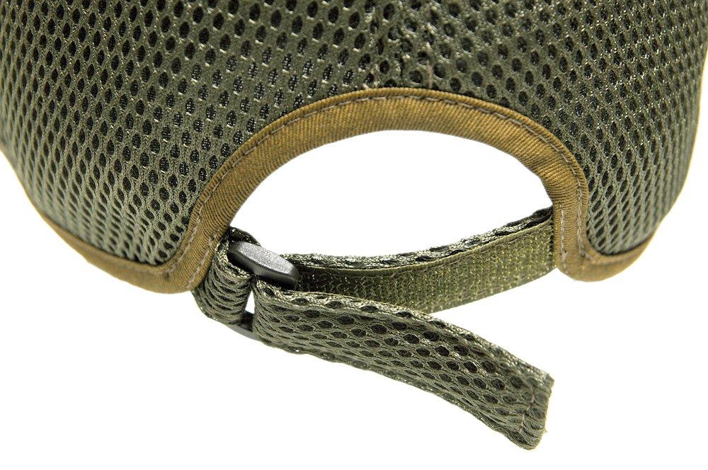 Plain Round Mesh Cap Khaki Large Size [Big Watch] CPMG-06R Men's