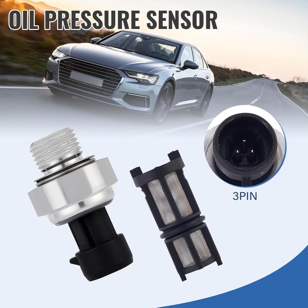 12677836 Oil Pressure Sensor Filter D1846A, Switch/Sending Unit for 2003-2008 Chevy Silverado 1500 2500 3500 Tahoe Suburban Avalanche Trailblazer